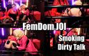 Arya Grander: FemDom smoking JOI and rude dirty talk