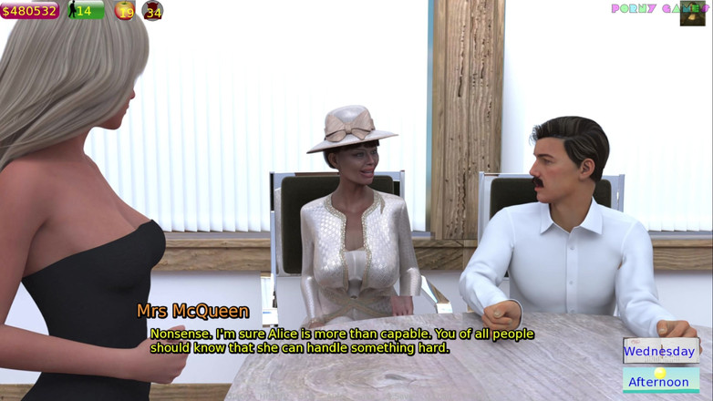 Porny Games: Alice au pays des merveilles par des jeux lents - une...