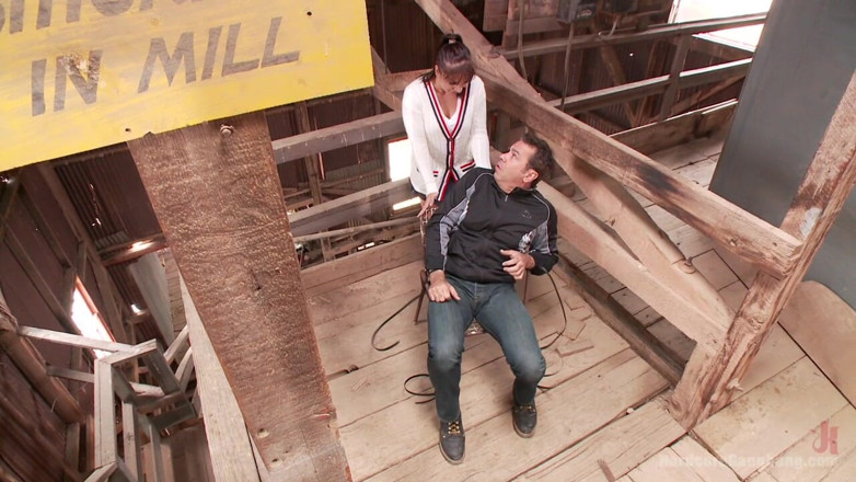 Hardcore Gangbang by Kink: Devious Damsel Ties You up so You Can Take Her...