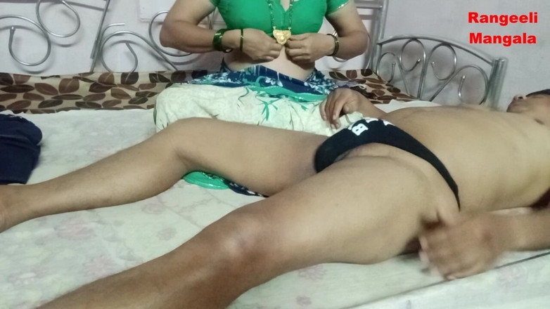 Rangeeli_Mangala: Indiana Marathi madura casal fodendo