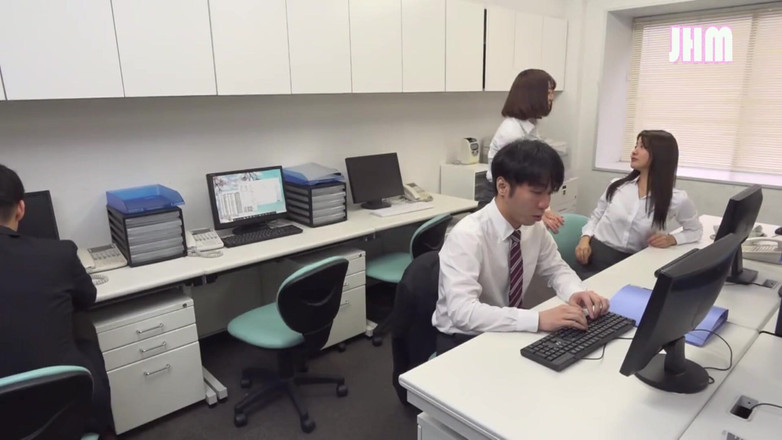 J Hentai Matings: Office Temptation - febre da meia-calça segue você de mesa para...