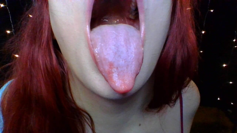 Scarlet Vixen: Fetiche de lengua y garganta - manteniendo abierto