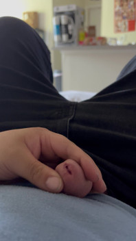 Teasing Myself Before Work
