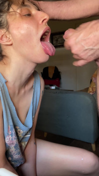 4K Blowjob Cum in My Mouth
