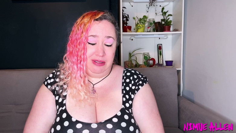 Nimue Allen: Wank Through Your Pink Lace Panties for Me