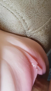 Dani Moment Fucking a Dildo