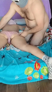 Foreplay in the Bedroom with an Amateur Couple.