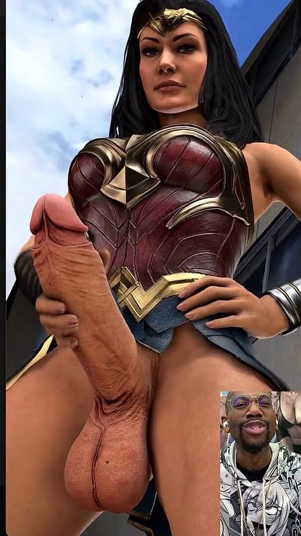 Wonder Woman si masturba casualmente con il suo bellissimo cazzo transgender (L6RD7BLU3 FUTA) Wonder Woman Casually Jerking off Her Beautiful Transgender Cock (L6RD7BLU3 FUTA)