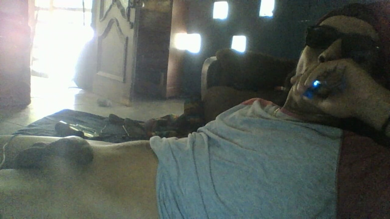AlexAlejandro13: Relaxing in Bed While Waiting for My Time to Work