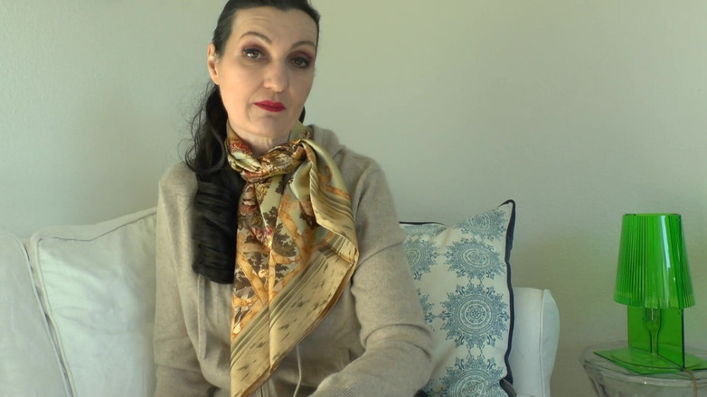 Lady Victoria Valente: 戴上丝巾，在我面前手淫吧，维多利亚·瓦伦特女士