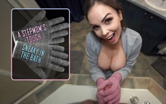 A Stepmom's Touch: Sneaky in the Bath - Immeganlive | Faphouse
