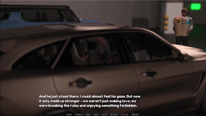 Kitty Gamer: Verbunden zwischen 3 Logan und Eva ging in die Tiefgarage und...