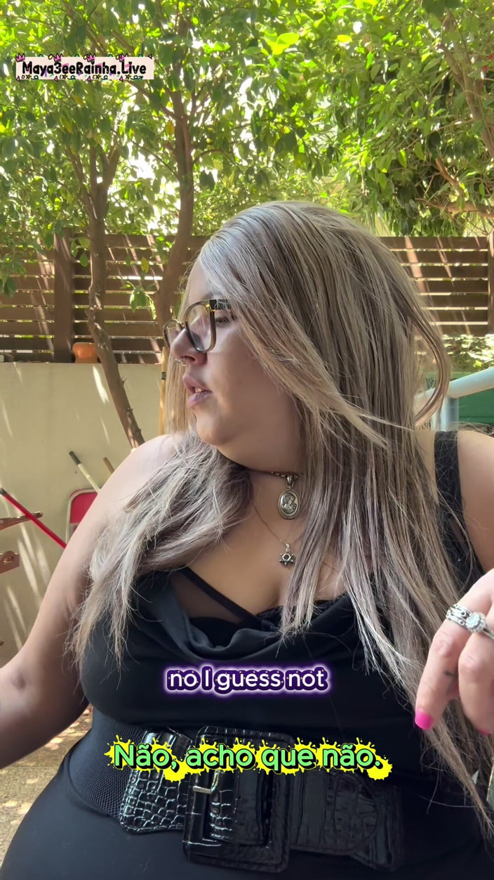 Goddess Maya3ee Rainha: Bbw mamă sexy braziliană dimineața în aer liber ritual în lanț Parlamentul...