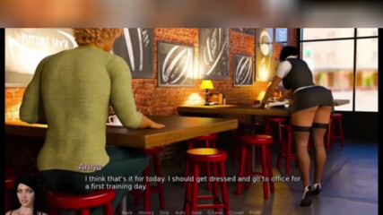 3DXXXTEEN2 Cartoon: 安娜在新的城市开始了新的生活。3D 色情片，卡通性爱