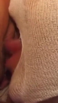 Busty Blonde Nurse Drains Masked Stranger in Bar
