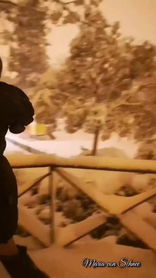 Maria Von Schnee: 在雪中！
