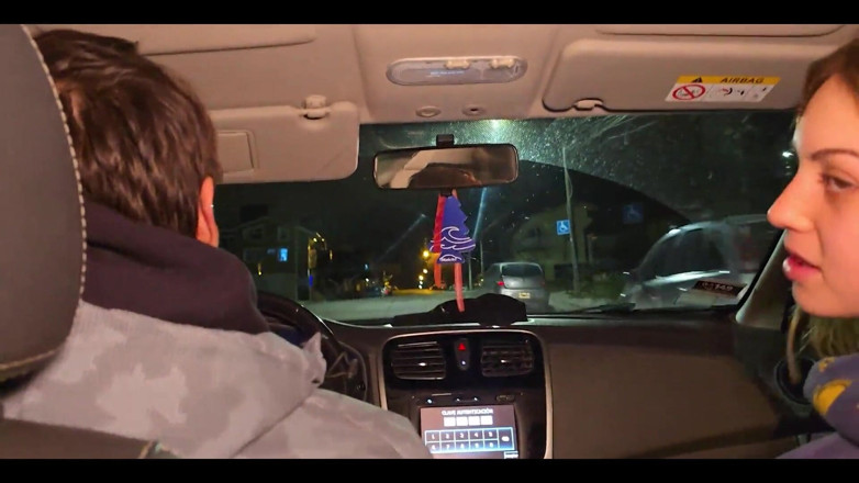 Knock Knock Club: A Double Blowjob in My Friend's Car Dirty Morbid Girls