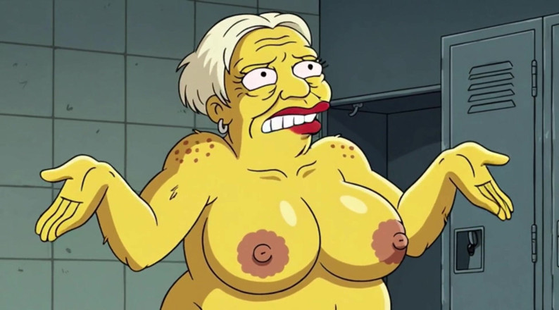 AI Porn: Ai Retro Style Kartun Matang