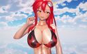 Mmd anime girls: Mmd R-18 Anime flickor sexig dans klipp 144