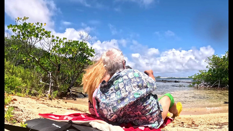 Rex mastersen studio: Ein unvergesslicher blowjob an unserem kleinen, privaten strand auf Oahu,...