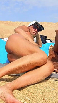 Exhibitionists Fuck on the Beach