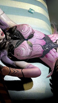 Il sogno di aphrodite: seduzione virtuale glow - animazione 3D Hentai