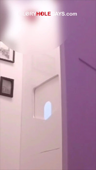 Twink Sucks, but Then the Cameraboy Joins in! Gloryhole Threesome
