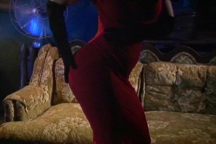 THAGSON RETRO: Blonde schlampe mit dicken titten tropft und gesichtsbesamung