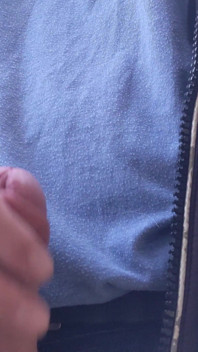 Big Uncut Cock Close up Outdoor Masturbation Wearing Denim Shorts - Rockardglans