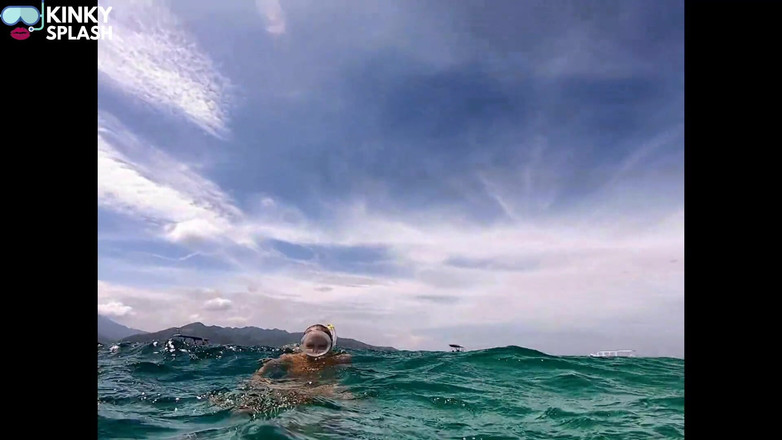UKCuteGirl: Snorkelslet in het paradijs - onderwaterflits en ondeugend plagen