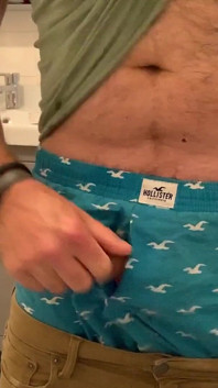, Edging in meinen boxern, jeans, Versuch einen Cockring, unedited