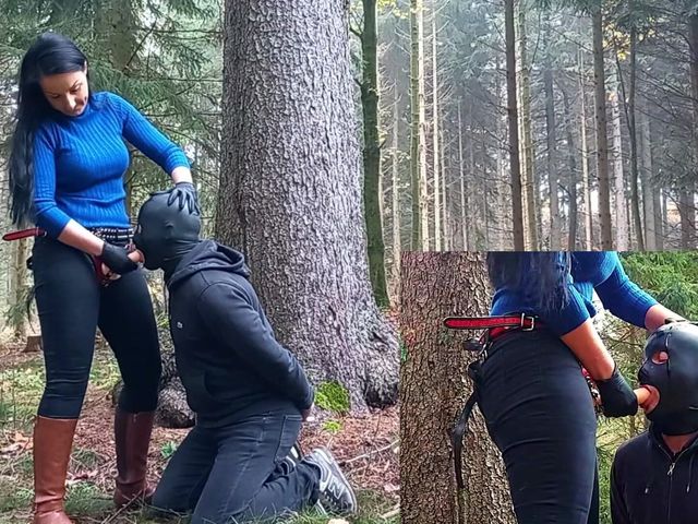 In the Forest the Loser Gets the Cock (Mistress Luciana di Domizio)