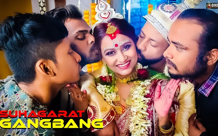 Cine Flix Media: Gangbang Suhagarat - Besi Indian Wife Very 1st Suhagarat with Four Husband (...