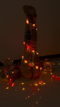 Just Me Pretending to Be Your Christmas Tree P.s. Feet Lovers Might Really Enjoy the Tease
