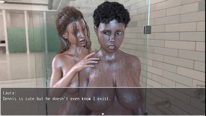 Dirty GamesXxX: Laura, Lastful Secrets: Interracial lesbians under the shower ep.12