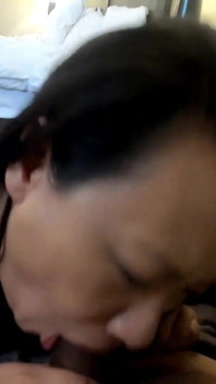 Hot Asian Zoe Lark bangs stranger