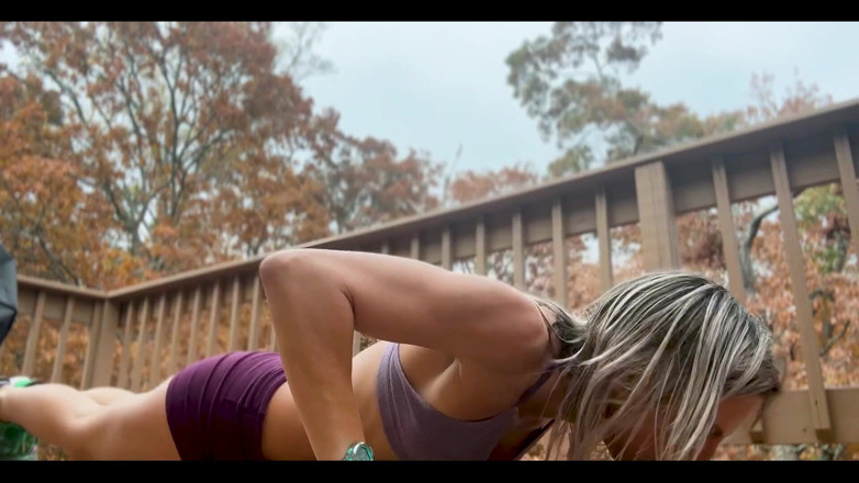 Lora Cross: It’s Pushup Time, in the Autumn, with Lora Cross!