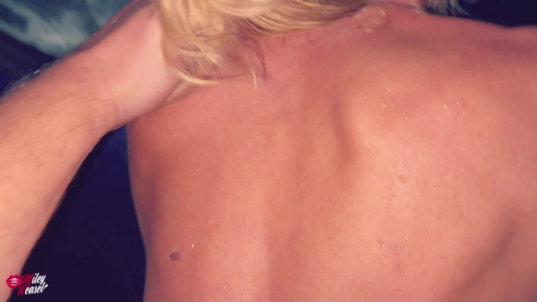Miley Weasel: Horny Blonde Slut Gets Her Ass Fucked in the Thunderstorm!!