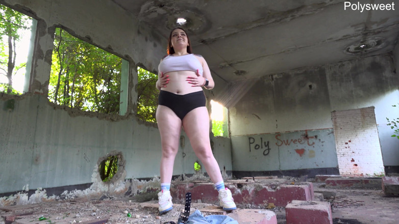 Polly Sweet: Dancing Among the Ruins and Masturbating with a Vibrator Naked