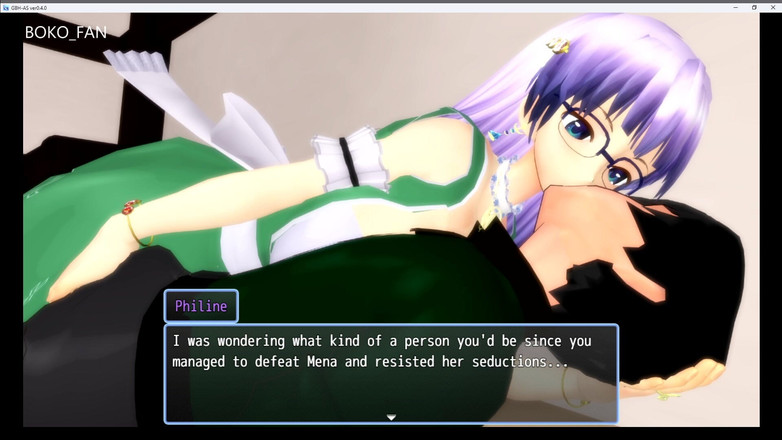 Boko Fan: Awek memukul hero cerita lain Philine 2