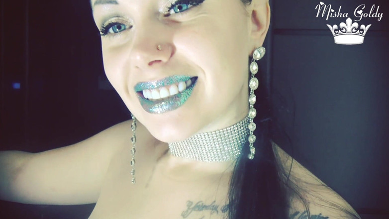 Goddess Misha Goldy: Blaue vagina-lippen riechen und anbetung