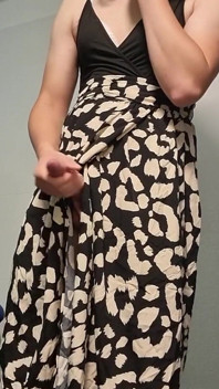 Mi diverto nel mio nuovo vestito