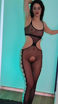 Big Booty Shake Stripper Fishnet Lapdance Teasing You Pussy