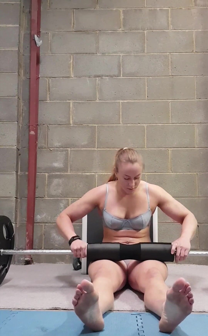 Michellexm: Trabajando en lencería azul pt 2