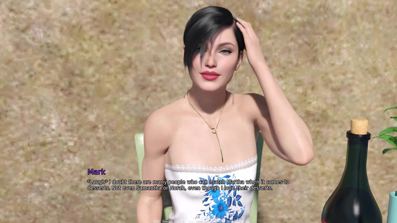 3D Cartoon Porn: Moje kolej 215 - Debbie ukazuje její prsa na Martu v restauraci...