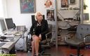 Goldwin pass: Azgın Alman lezbiyen orta yaşlı seksi kadınlar iş başında