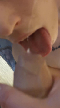 Amazing Milk Over My Face the Perfect Cumshot