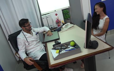 Dirty and Horny Doctor Fucks the Sexy Latina Patient at Hospital and Cums Inside Her Pussy for Pregnant Her