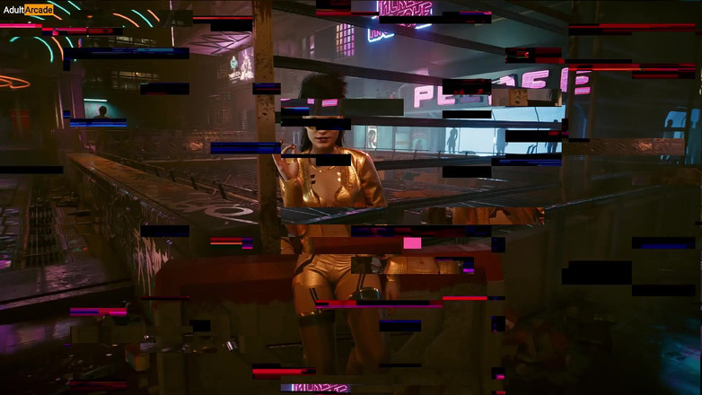 LewdArcade: Adegan seks brittary hayes si cewek hot cyberpunk 2077 [18+]