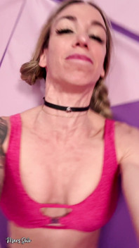 POV Wrestling with Breast in Your Face and Titty Fuck Ending with Mars Solo